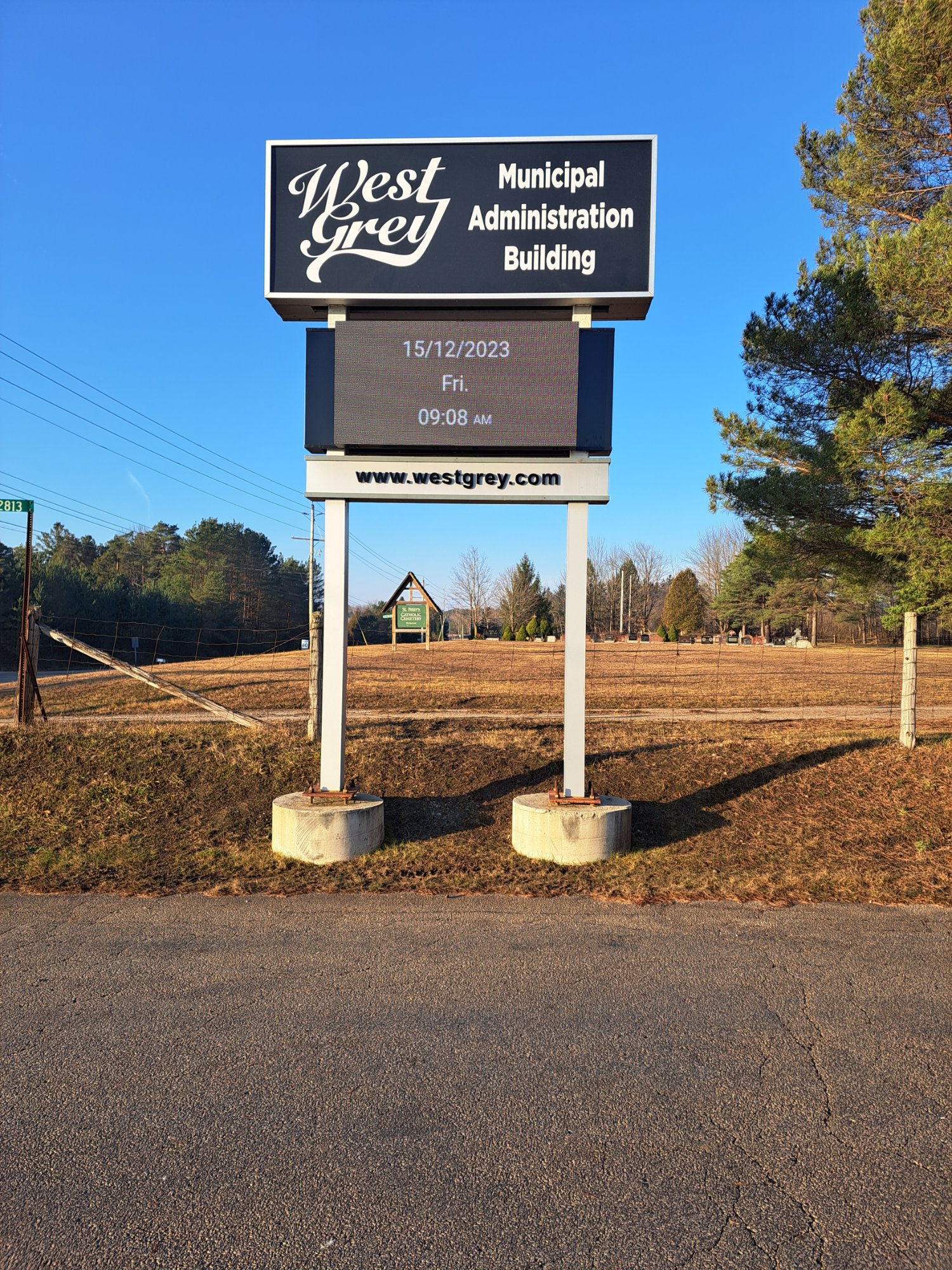 West Grey Municipal LED Sign