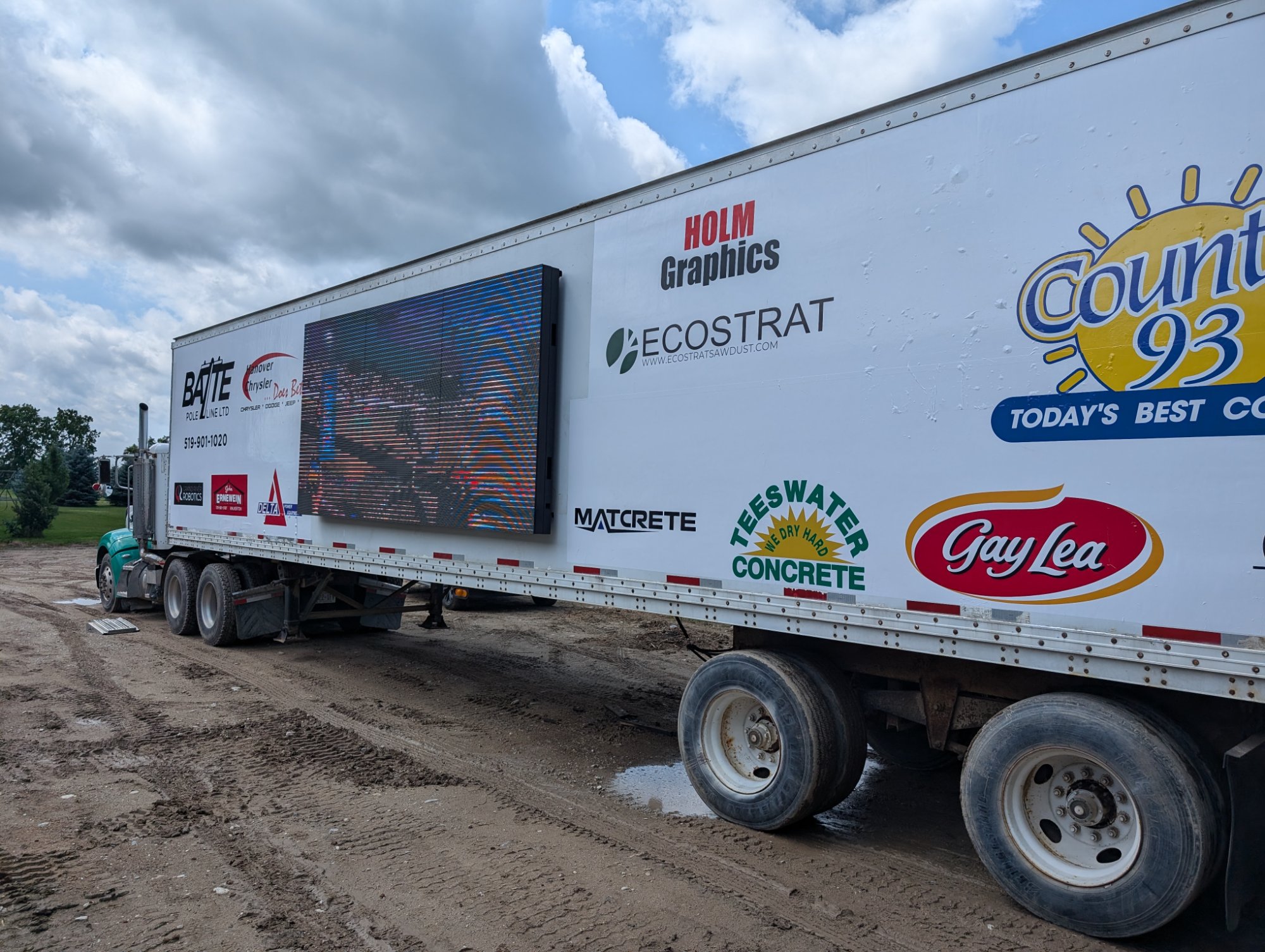 Rodeo Trailer LED Sign