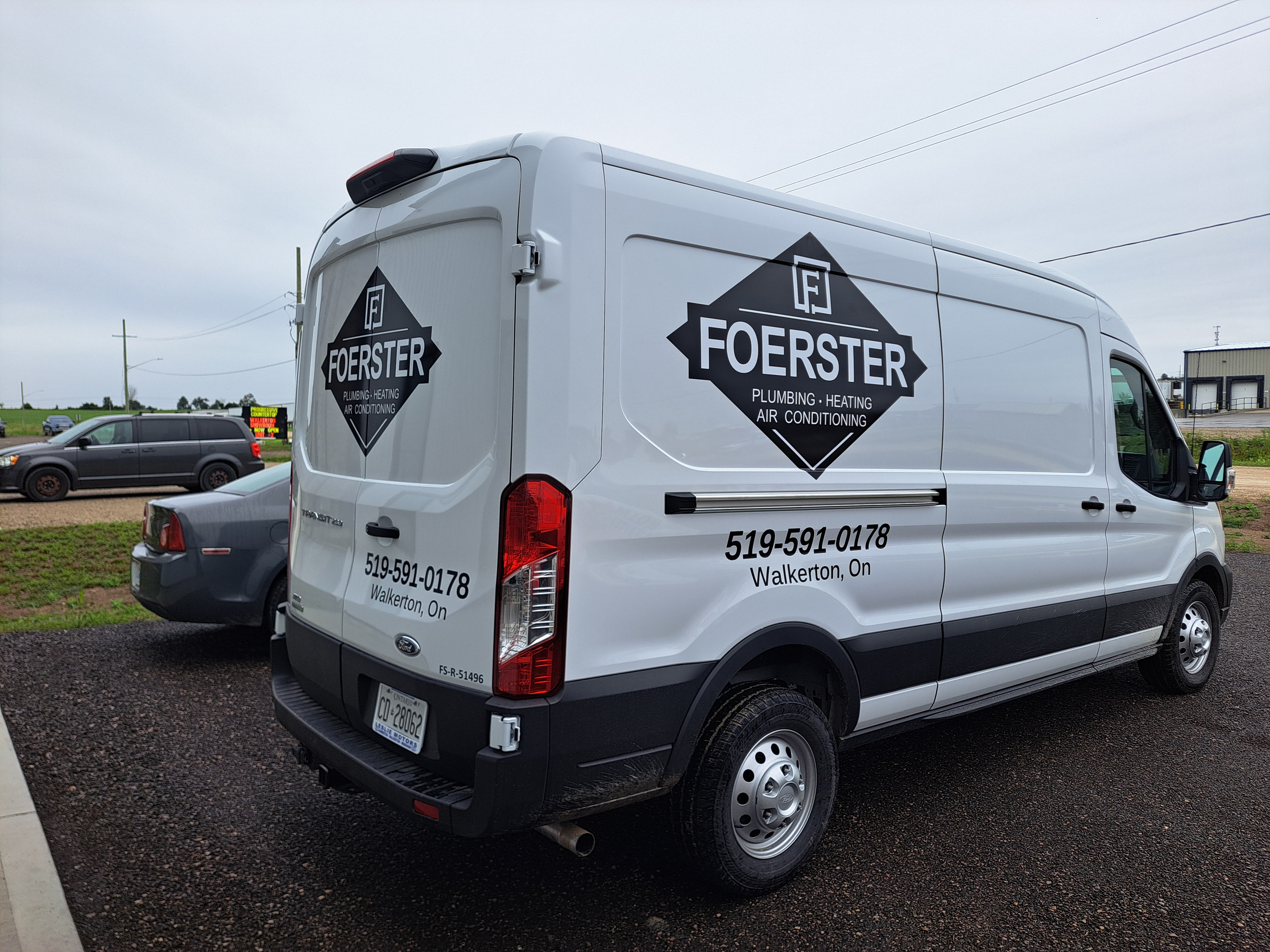 Foerster Plumbing van wrap