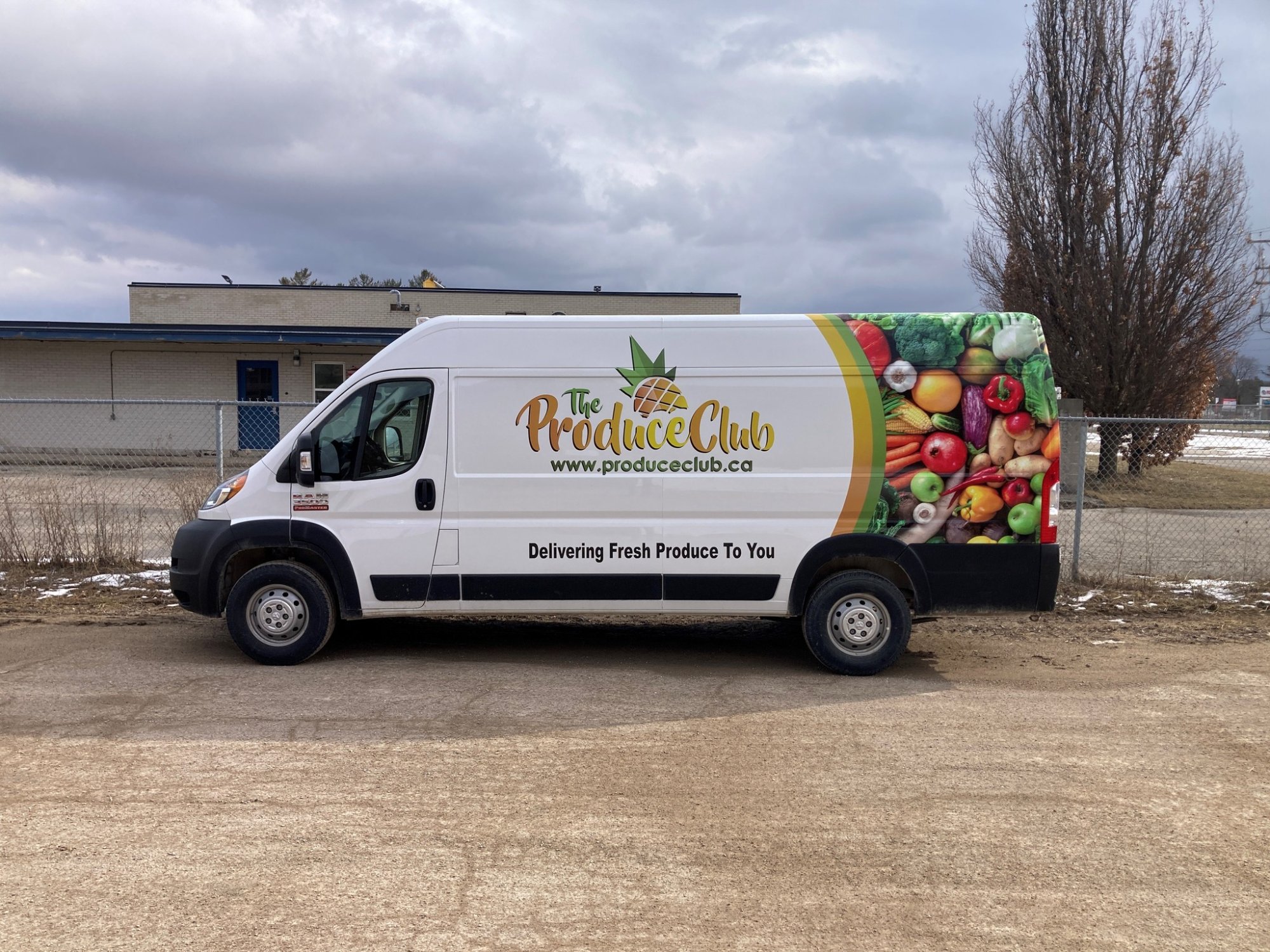 Produce Club van wrap