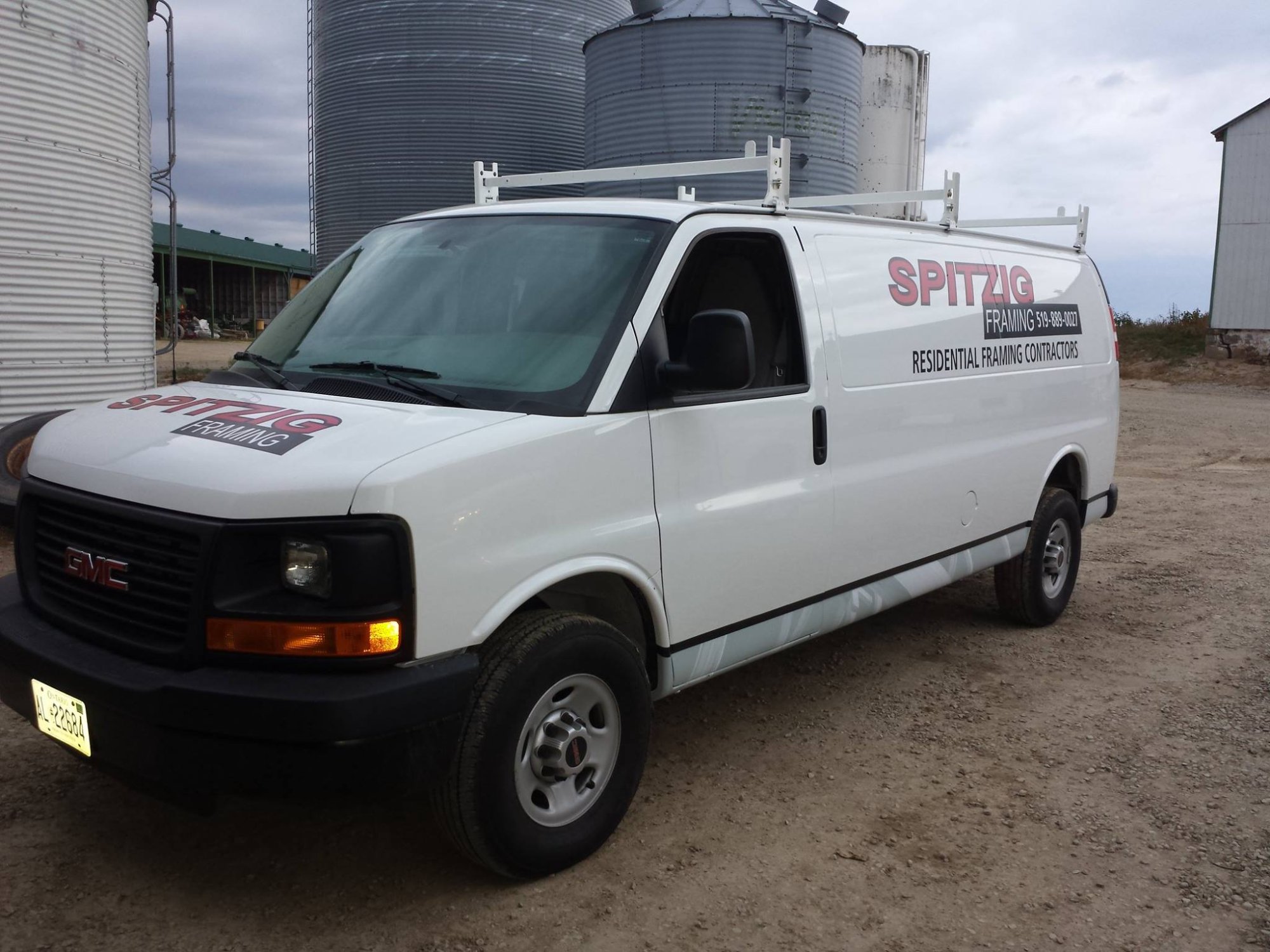 Spitzig Framing van lettering