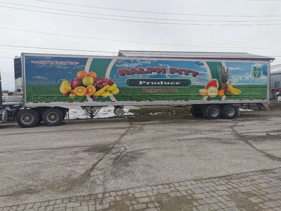 Ralph Pitt Produce trailer wrap